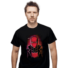 Load image into Gallery viewer, Daily_Deal_Shirts T-Shirts, Unisex / Small / Black Glitch Red Hood
