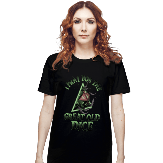 Secret_Shirts T-Shirts, Unisex / Small / Black The Great Old Dice