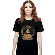 Load image into Gallery viewer, Daily_Deal_Shirts T-Shirts, Unisex / Small / Black Secret Order Of The Pizza

