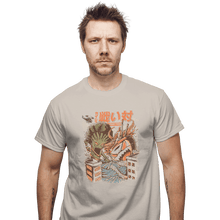 Load image into Gallery viewer, Shirts T-Shirts, Unisex / Small / Sand Kaiju Food Fight
