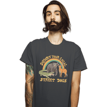 Load image into Gallery viewer, Shirts T-Shirts, Unisex / Small / Charcoal Street Dogs
