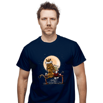Daily_Deal_Shirts T-Shirts, Unisex / Small / Navy Calvin Friends