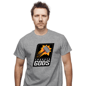 Shirts T-Shirts, Unisex / Small / Sports Grey Thunder Gods