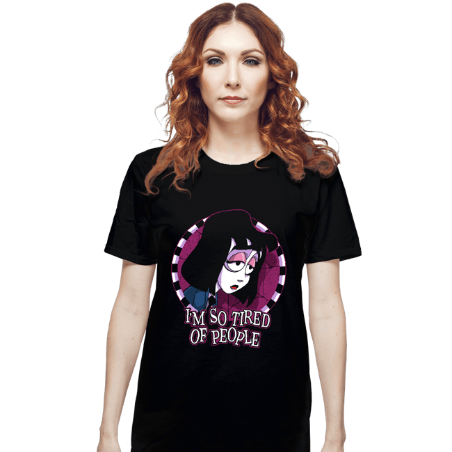 Secret_Shirts T-Shirts, Unisex / Small / Black Tired Of People