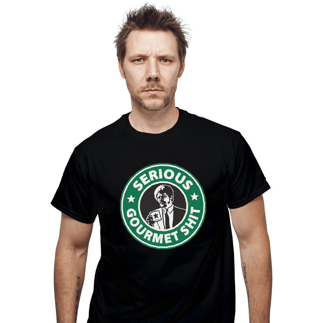 Shirts T-Shirts, Unisex / Small / Black Serious Gourmet Coffee