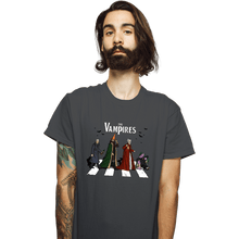 Load image into Gallery viewer, Daily_Deal_Shirts T-Shirts, Unisex / Small / Charcoal The Vampires Road

