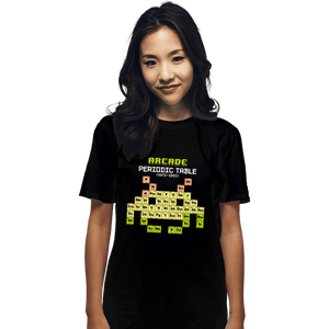 Daily_Deal_Shirts T-Shirts, Unisex / Small / Black Arcade Periodic Table