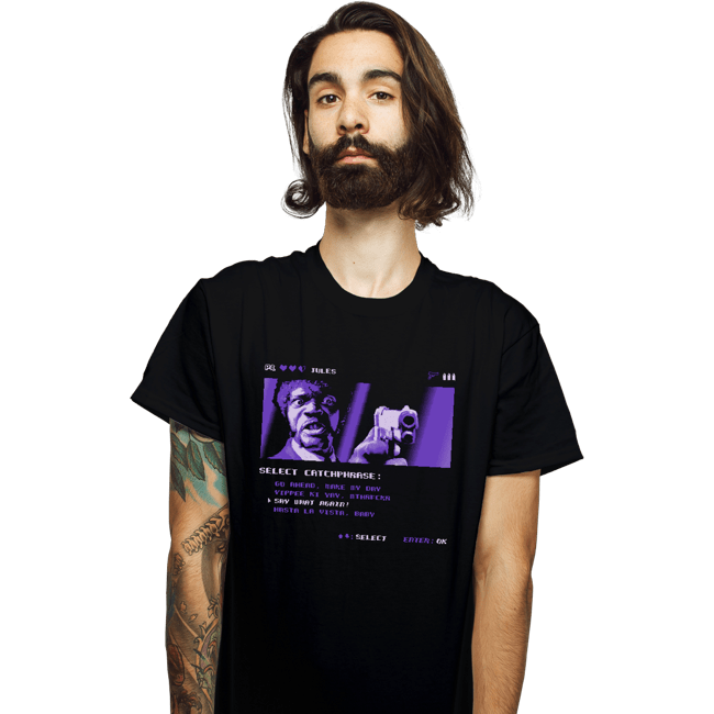 Shirts T-Shirts, Unisex / Small / Black Say What Again