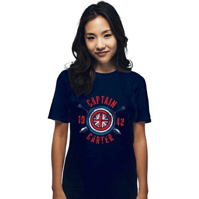 Shirts T-Shirts, Unisex / Small / Navy Captain Carter