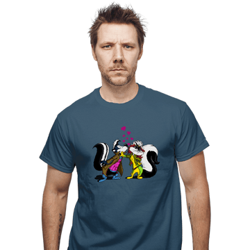 Secret_Shirts T-Shirts, Unisex / Small / Indigo Blue No-Kissing