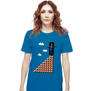 Shirts T-Shirts, Unisex / Small / Sapphire True Mario Show