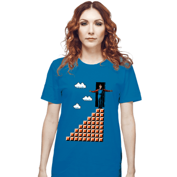 Shirts T-Shirts, Unisex / Small / Sapphire True Mario Show