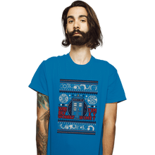 Load image into Gallery viewer, Shirts T-Shirts, Unisex / Small / Sapphire Timey Wimey Christmas
