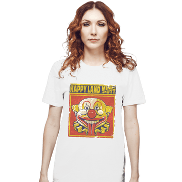 Shirts T-Shirts, Unisex / Small / White Happy Land