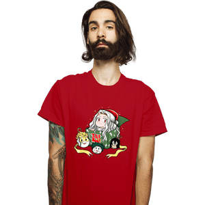 Daily_Deal_Shirts T-Shirts, Unisex / Small / Red Christmas Of Heroes