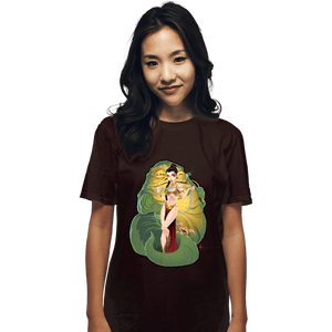Daily_Deal_Shirts T-Shirts, Unisex / Small / Dark Chocolate Leia And Jabba