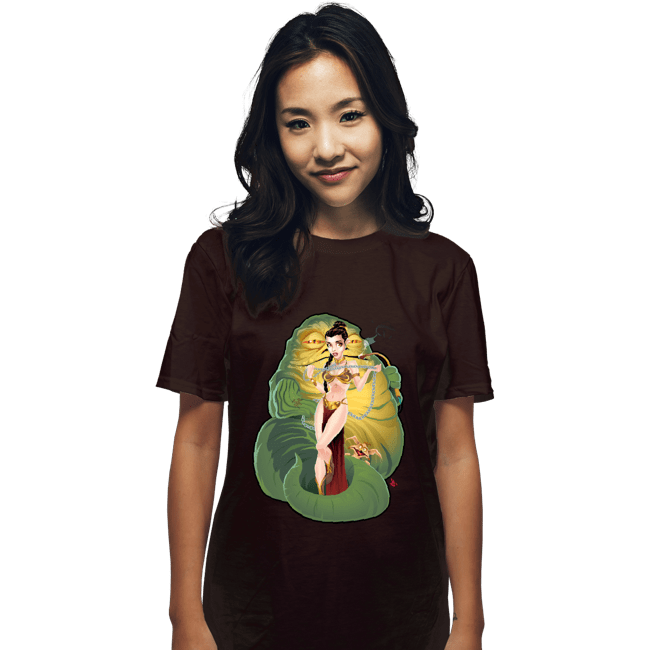 Daily_Deal_Shirts T-Shirts, Unisex / Small / Dark Chocolate Leia And Jabba