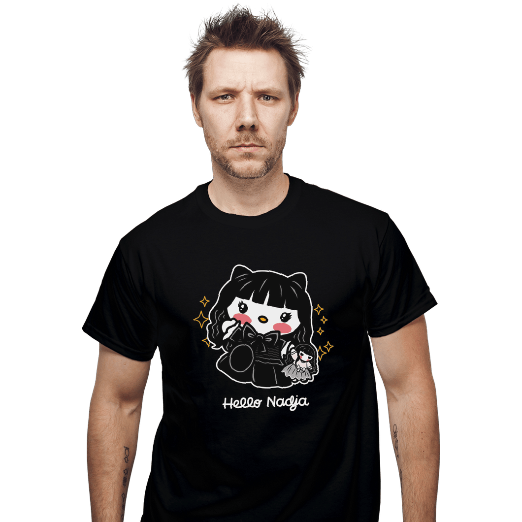 Shirts T-Shirts, Unisex / Small / Black Hello Nadja