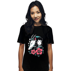 Daily_Deal_Shirts T-Shirts, Unisex / Small / Black The Girl and the Dragon!