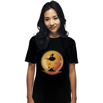 Shirts T-Shirts, Unisex / Small / Black Goku on Sunset
