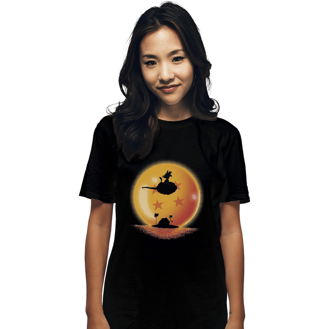 Shirts T-Shirts, Unisex / Small / Black Goku on Sunset