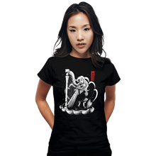 Load image into Gallery viewer, Daily_Deal_Shirts Fitted Shirts, Woman / Small / Black Sound Of The Sea
