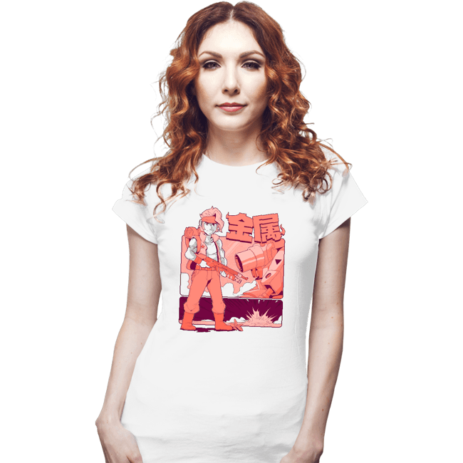 Daily_Deal_Shirts Fitted Shirts, Woman / Small / White Classic Commando X