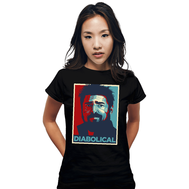 Daily_Deal_Shirts Fitted Shirts, Woman / Small / Black Diabolical