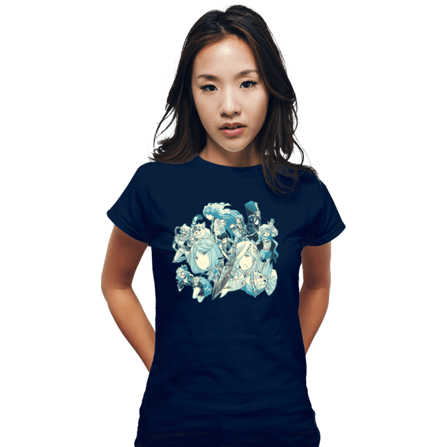 Shirts Fitted Shirts, Woman / Small / Navy Protect The Future