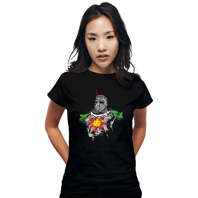 Shirts Fitted Shirts, Woman / Small / Black Praise The Sun