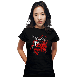 Secret_Shirts Fitted Shirts, Woman / Small / Black Venom VS Carnage