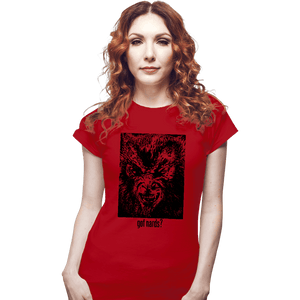 Secret_Shirts Fitted Shirts, Woman / Small / Red Got Nards