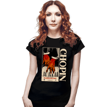 Load image into Gallery viewer, Shirts Fitted Shirts, Woman / Small / Black Chopin World Tour
