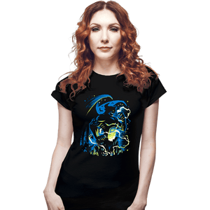 Daily_Deal_Shirts Fitted Shirts, Woman / Small / Black Night on Bald Mountain