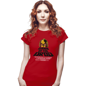 Shirts Fitted Shirts, Woman / Small / Red Dawn Of The Droid
