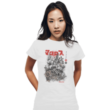 Load image into Gallery viewer, Shirts Fitted Shirts, Woman / Small / White Valkyrie Ink
