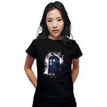 Load image into Gallery viewer, Secret_Shirts Fitted Shirts, Woman / Small / Black Star Tardis
