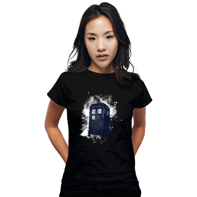 Secret_Shirts Fitted Shirts, Woman / Small / Black Star Tardis