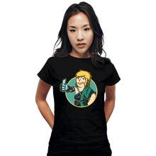 Load image into Gallery viewer, Shirts Fitted Shirts, Woman / Small / Black Vault Link Boy
