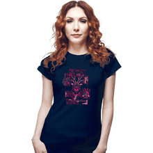 Load image into Gallery viewer, Daily_Deal_Shirts Fitted Shirts, Woman / Small / Navy Kodama.Exe

