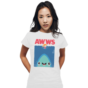 Shirts Fitted Shirts, Woman / Small / White AWWS