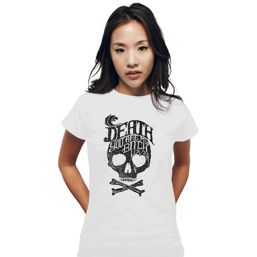 Shirts Fitted Shirts, Woman / Small / White Death Lover