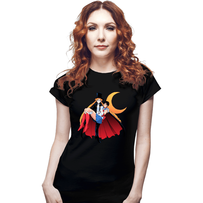 Shirts Fitted Shirts, Woman / Small / Black Tuxedo Sailor