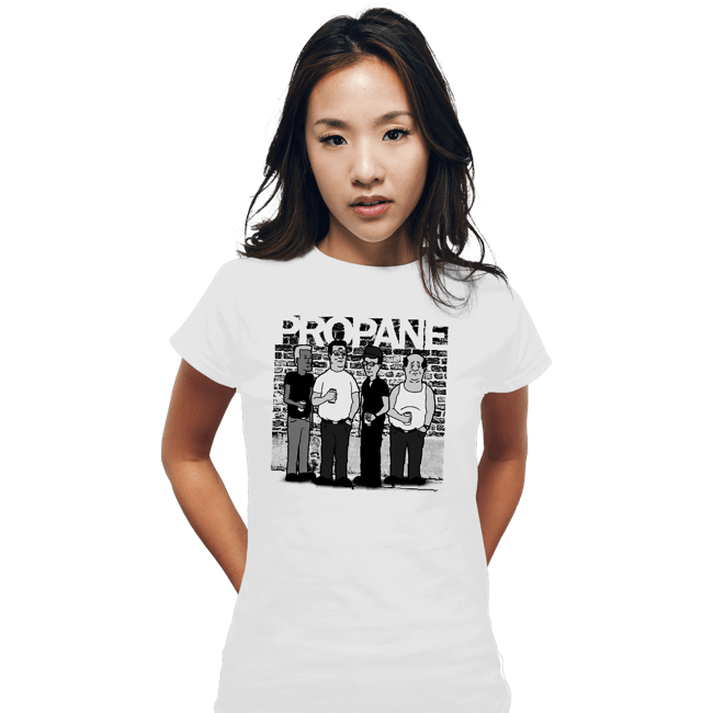 Daily_Deal_Shirts Fitted Shirts, Woman / Small / White Propane