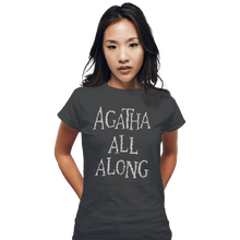 Load image into Gallery viewer, Secret_Shirts Fitted Shirts, Woman / Small / Charcoal Agatha All Along Grey Shirt
