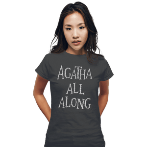 Secret_Shirts Fitted Shirts, Woman / Small / Charcoal Agatha All Along Grey Shirt
