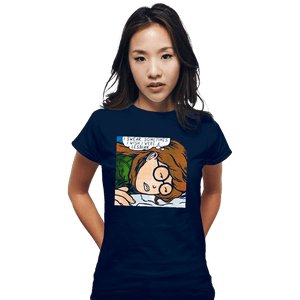 Secret_Shirts Fitted Shirts, Woman / Small / Navy Daria