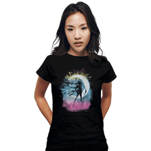 Load image into Gallery viewer, Shirts Fitted Shirts, Woman / Small / Black Moon Storm

