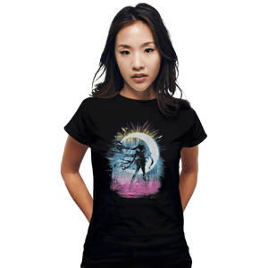 Shirts Fitted Shirts, Woman / Small / Black Moon Storm