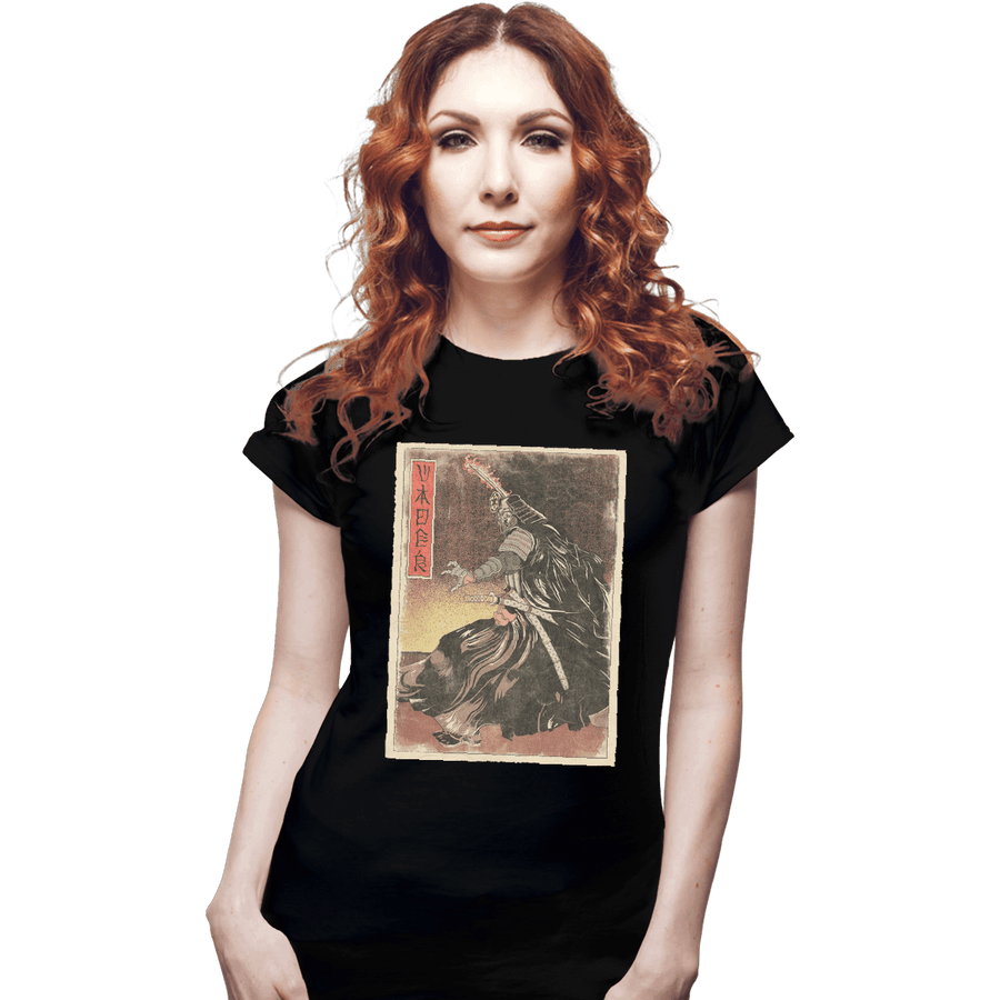 Shirts Fitted Shirts, Woman / Small / Black Darth Vader